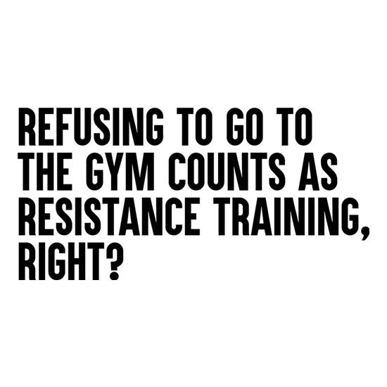 Resistance Training t shirt
