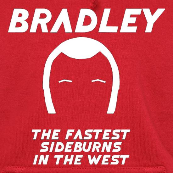 Bradley The Fastest Sideburns In The West t shirt