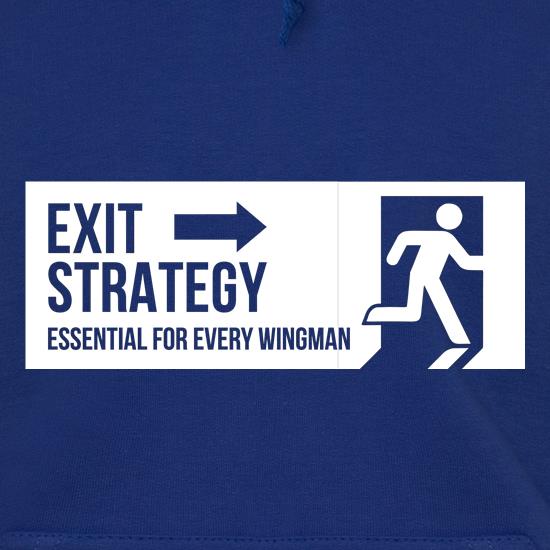 exit strategy, essential for every wingman t shirt