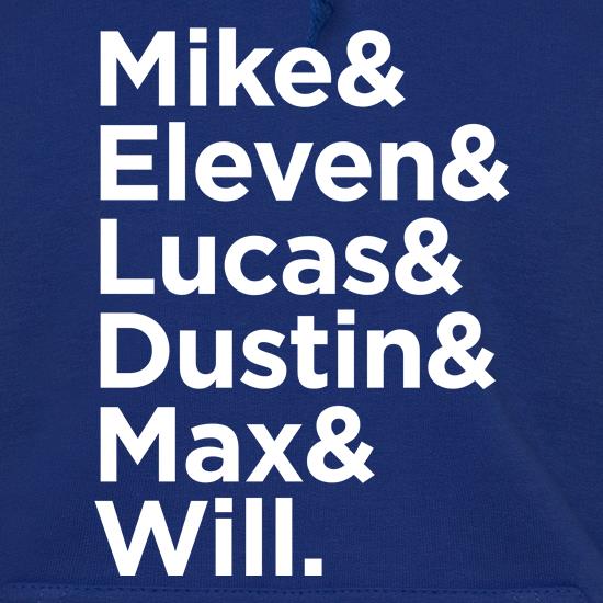 Mike & Eleven & Lucas & Dustin & Max & Will. t shirt