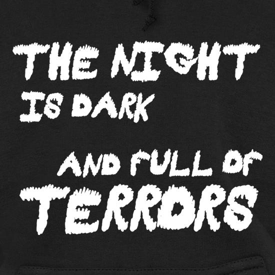The Night Is Dark And Full Of Terrors t shirt