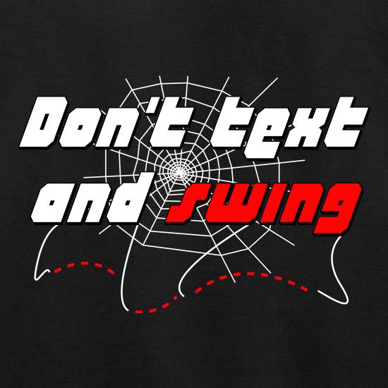 Don't Text and Swing t shirt