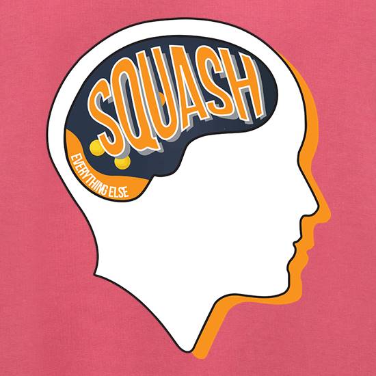 Squash On The Brain t shirt