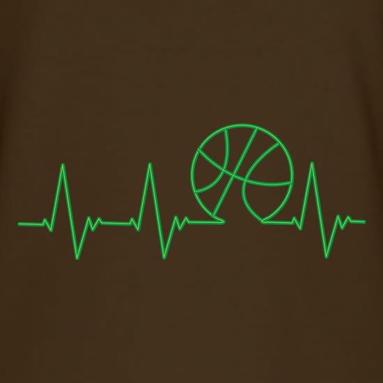 Basketball Heartbeat t shirt