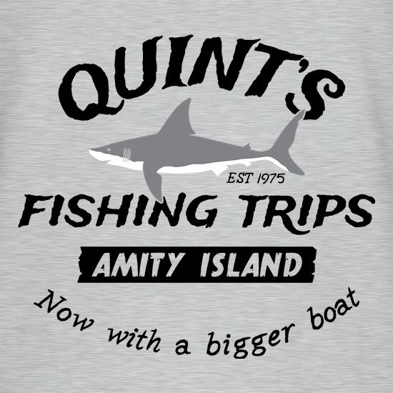 Quint's Fishing Trips - Amity Island t shirt