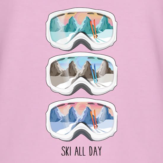 Ski All Day t shirt