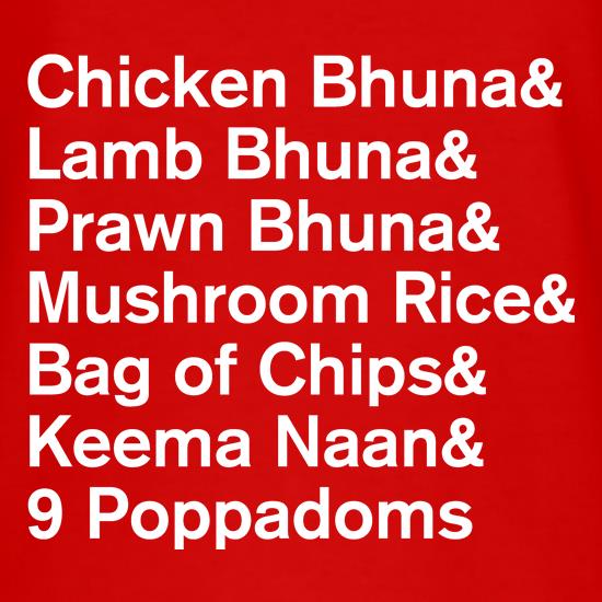 Smithys Indian Order t shirt