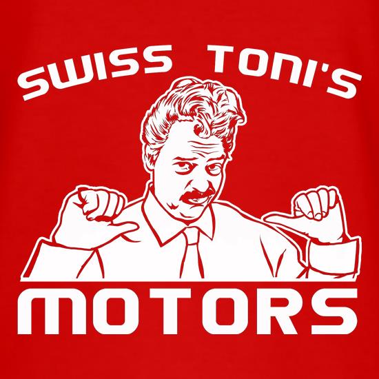 Swiss Toni's Motors t shirt