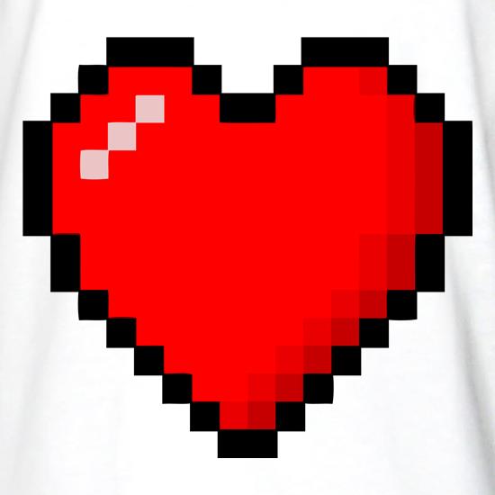 16 Bit Heart t shirt