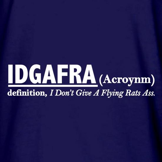 IDGAFRA t shirt