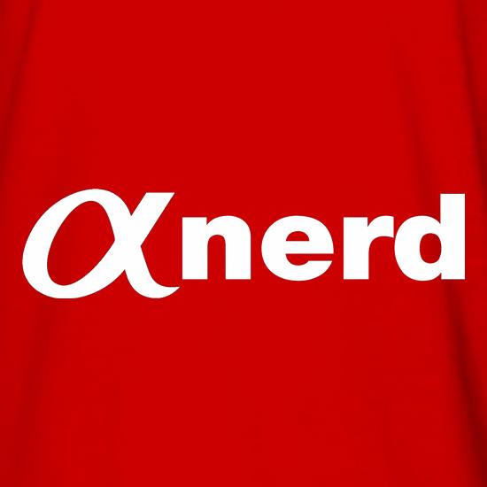 Alpha Nerd t shirt