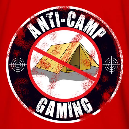 Anti Camping Gaming t shirt