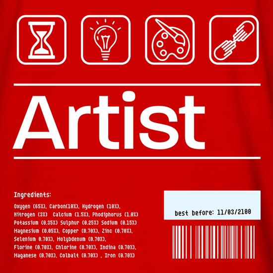 Artist Ingredients t shirt