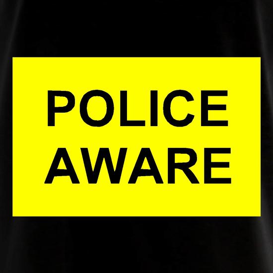 Police aware t shirt