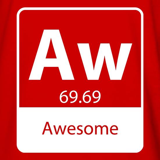 Awesome Element t shirt
