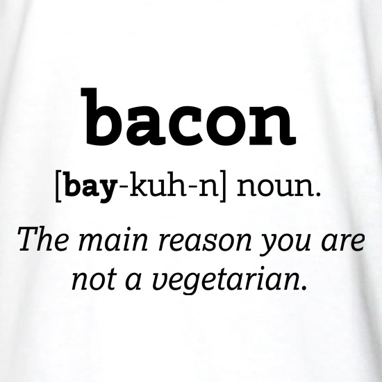 Bacon Definition t shirt