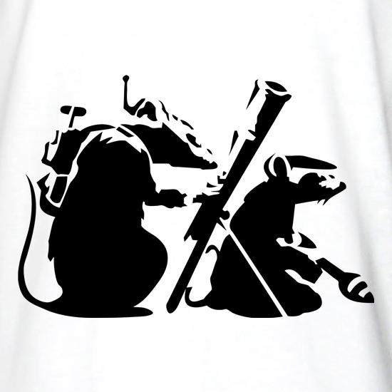 Banksy - guerilla rats t shirt