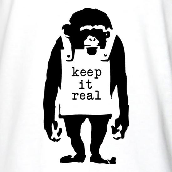 Banksy Keep It Real t shirt