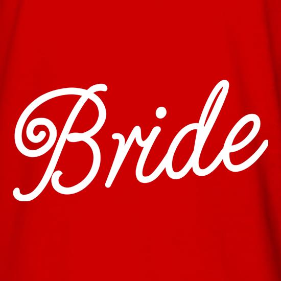 Bride t shirt