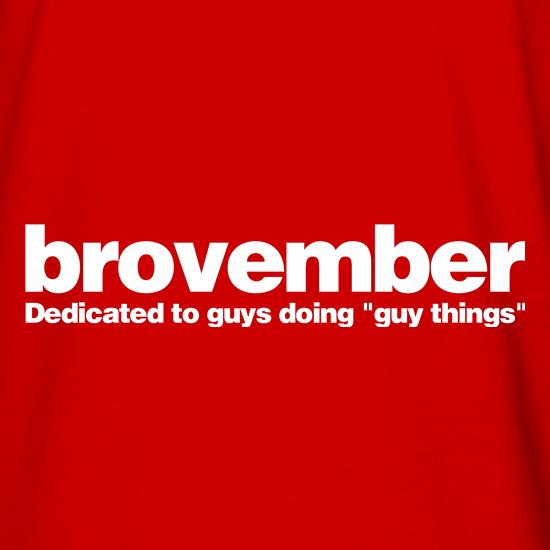 Brovember t shirt