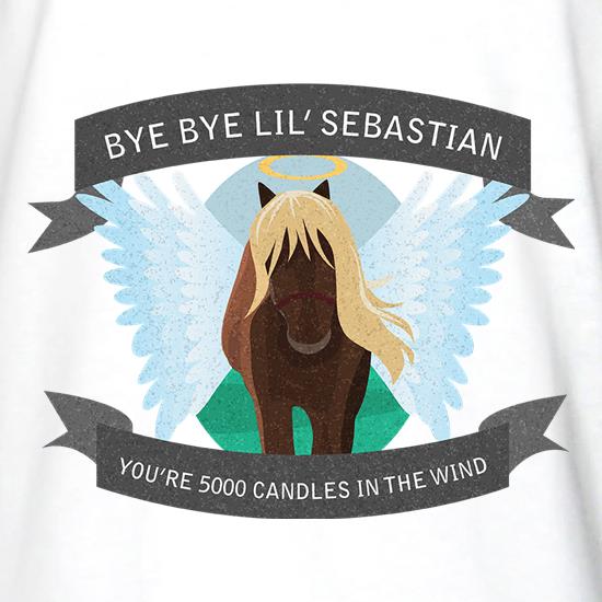 Bye Bye Lil' Sebastian t shirt