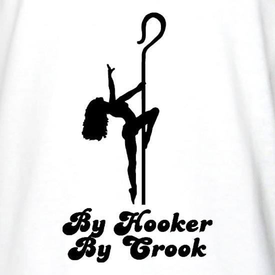 By Hooker By Crook t shirt