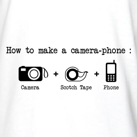 How To Make A Camera Phone t shirt