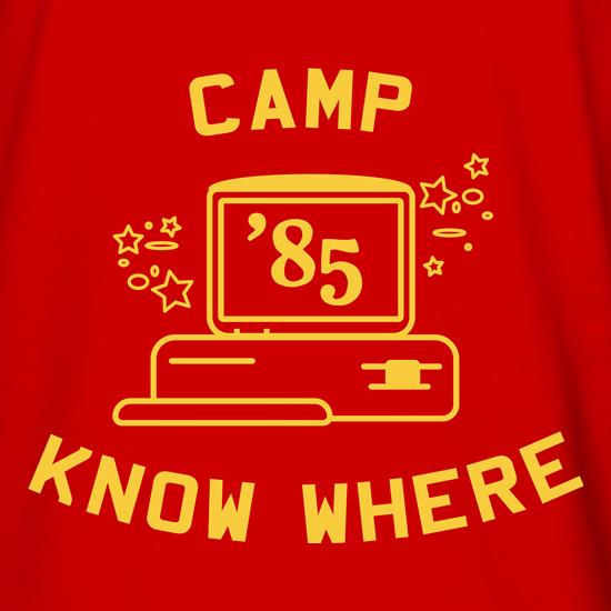 Camp Know Where t shirt