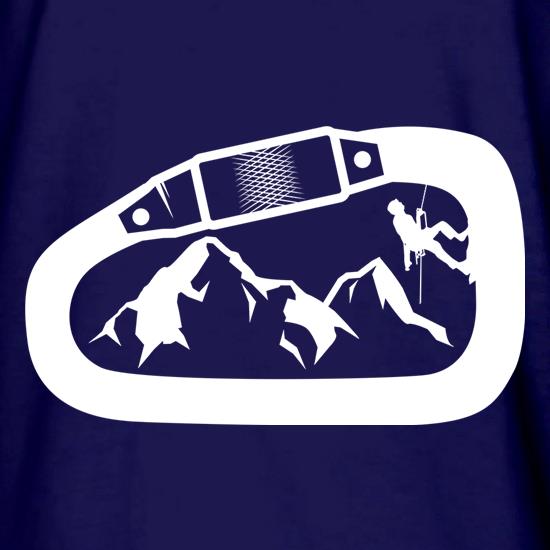Carabiner Climbing t shirt