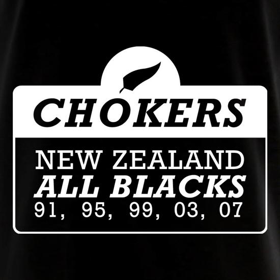Chokers New Zealand All Blacks t shirt