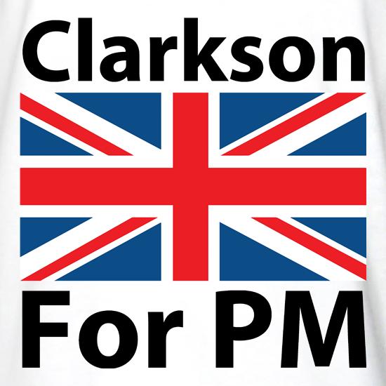 Clarkson for PM t shirt