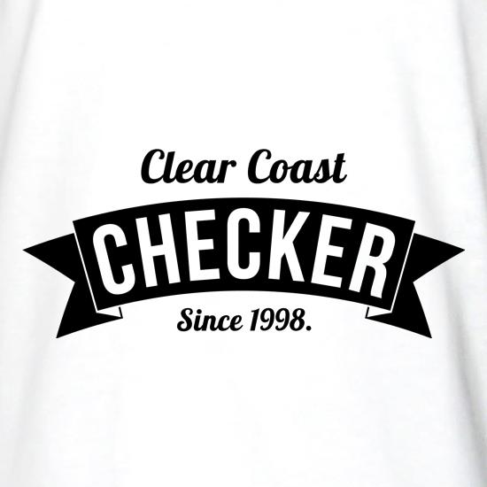 Clear Coast Checker t shirt