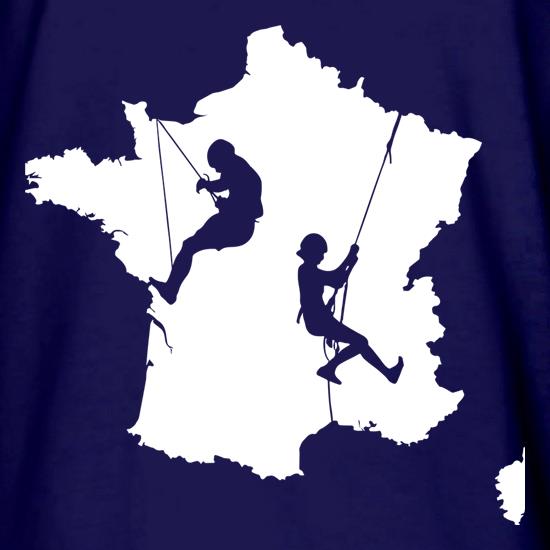 Climbing France t shirt