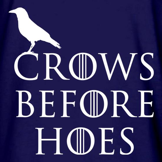 Crows Before Hoes t shirt