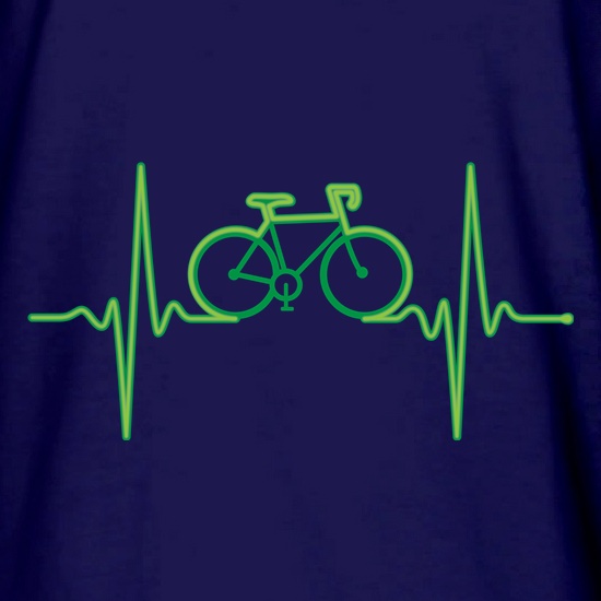 Cycling Heartbeat t shirt