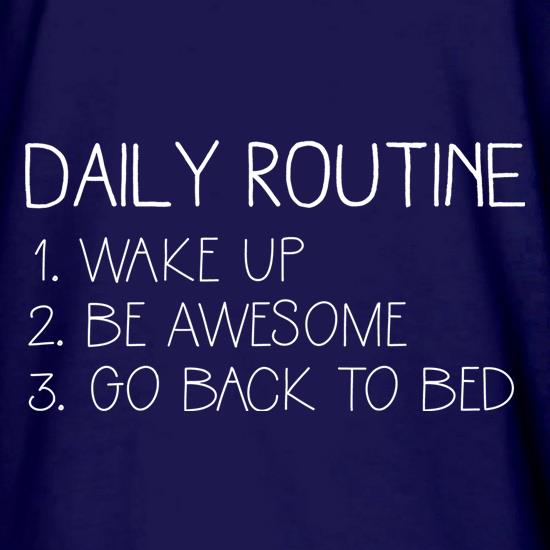 Daily Routine t shirt