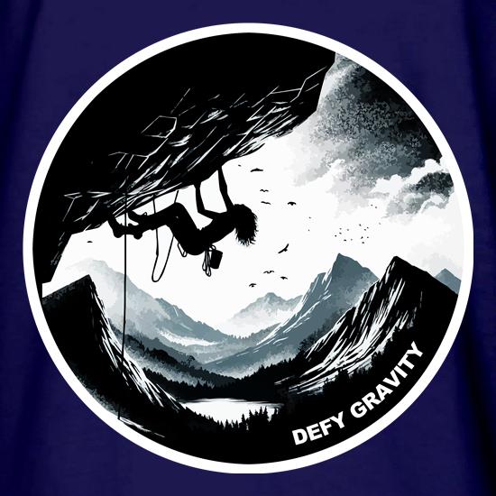 Defy Gravity Rock Climbing t shirt