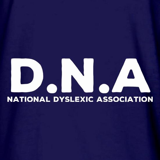 D.N.A National Dyslexic Association t shirt
