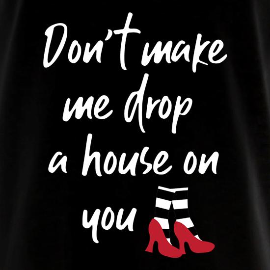 Don't Make Me Drop A House On You t shirt