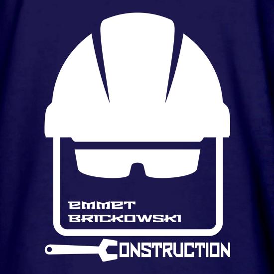 Emmet Brickowski Construction t shirt