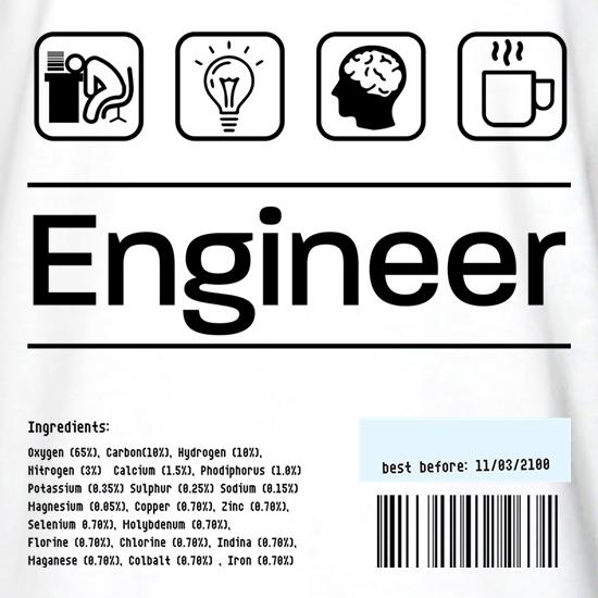 Engineer Ingredients t shirt