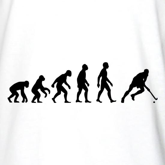 Evolution Of Man Field Hockey t shirt