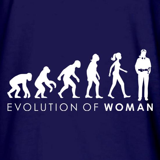 Evolution Of Police Woman t shirt