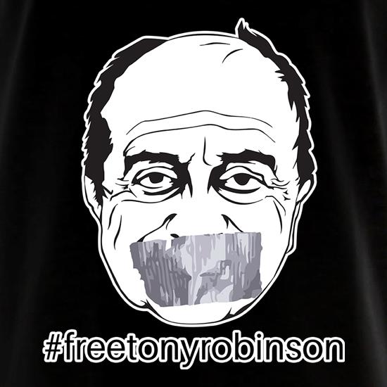 Free Tony Robinson t shirt