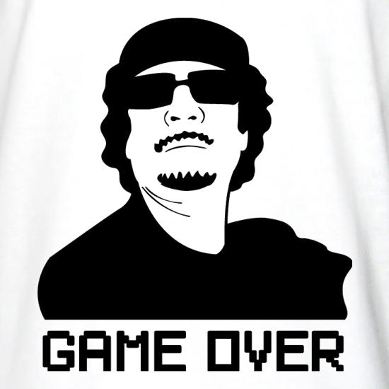 Game Over Gaddafi t shirt