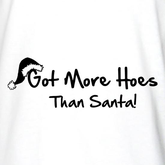 Got more hoes than santa t shirt
