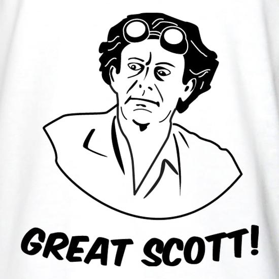 Great Scott t shirt