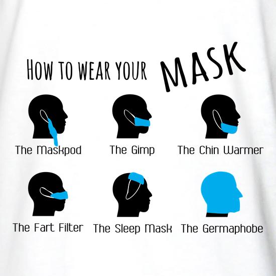 How To Wear Your Mask t shirt