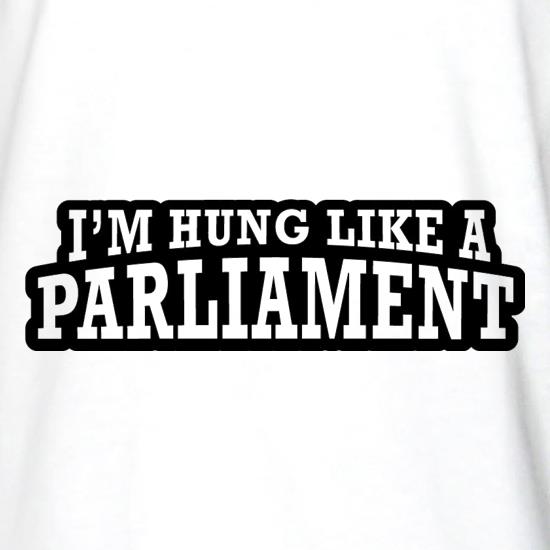 I'm Hung Like A Parliament t shirt
