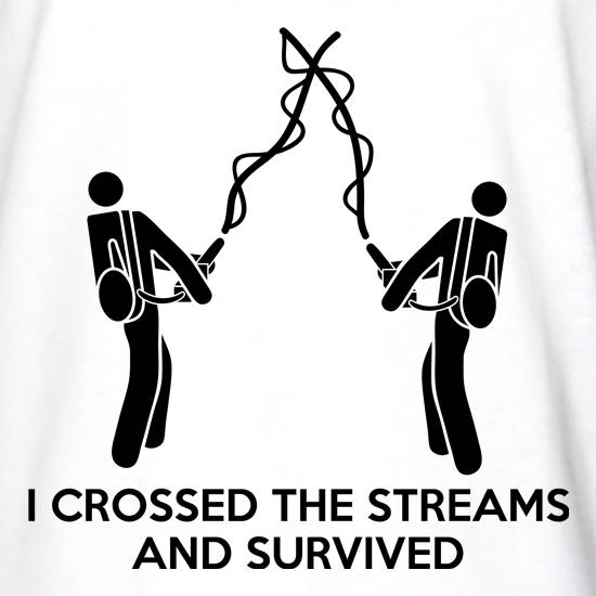 I Crossed The Streams And Survived t shirt